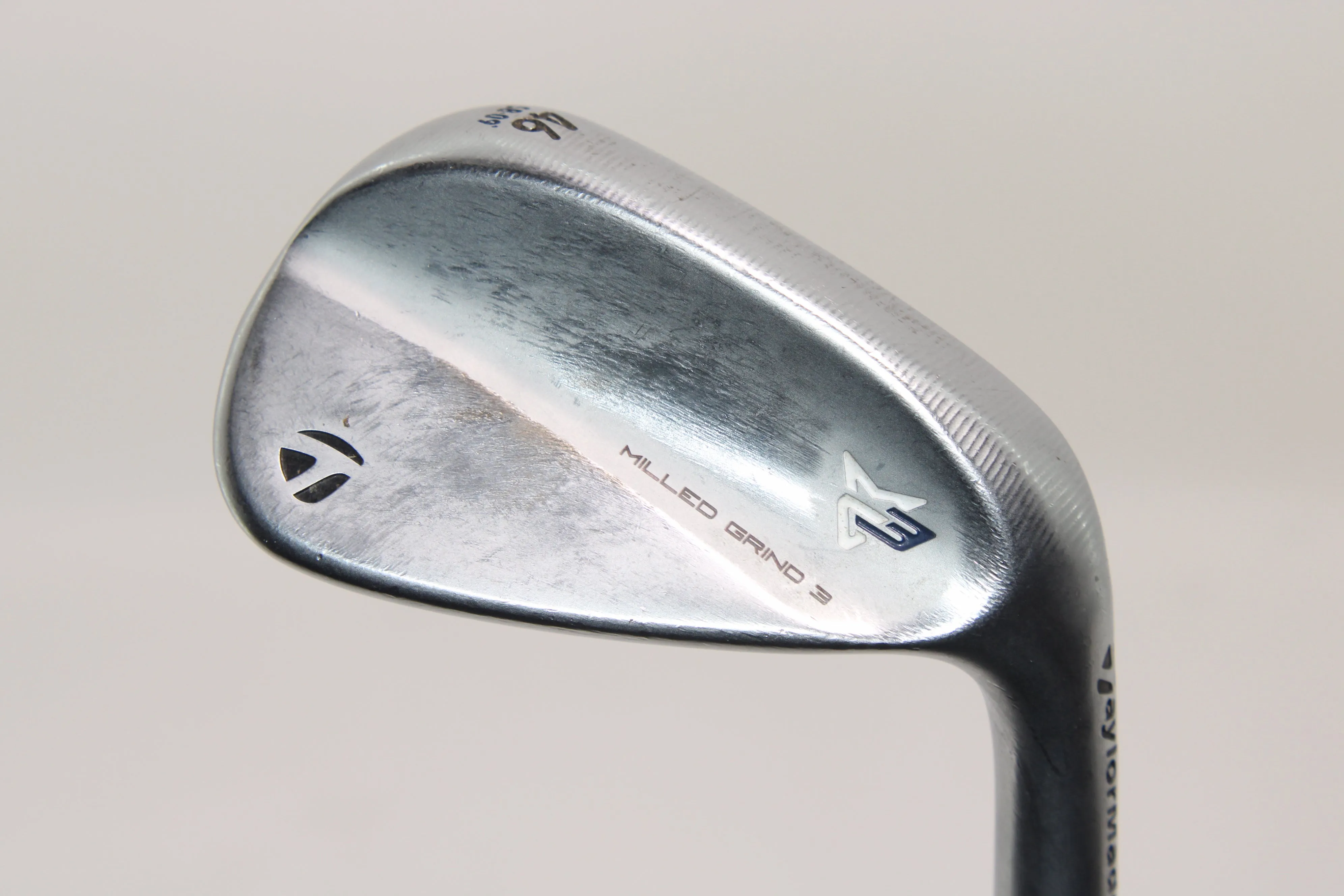 TaylorMade MG3 Tour Satin Wedge Right Handed 46 degrees with 9 Bounce SB Grind with Project X Rifle 6.0 Stiff Flex Shaft Pre-Owned