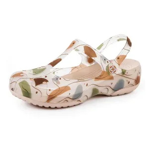 Transparent Wedge Sandals for Women and Girls