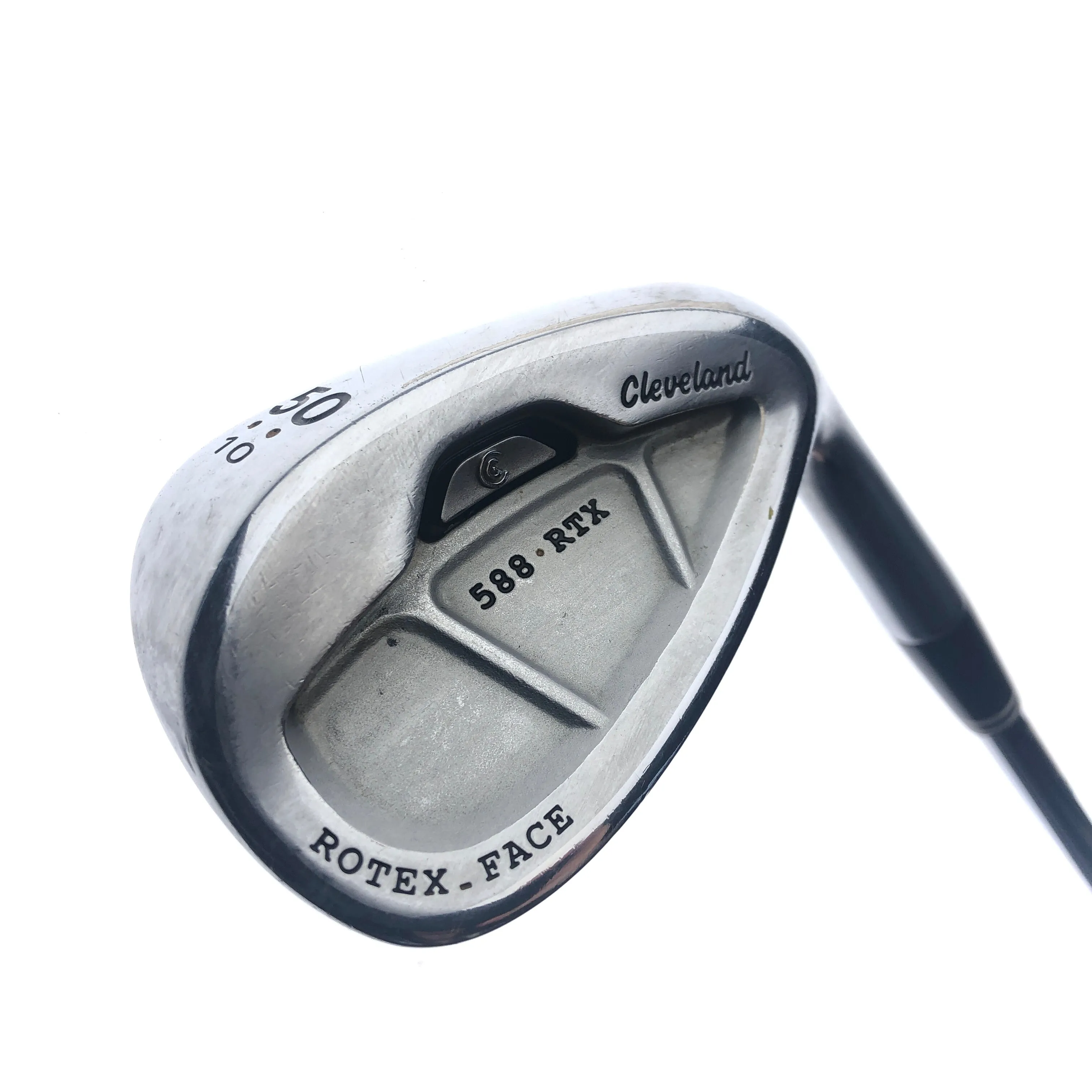 Used Cleveland 588 RTX CB Satin Chrome Approach Wedge / 50 Degrees / Wedge Flex