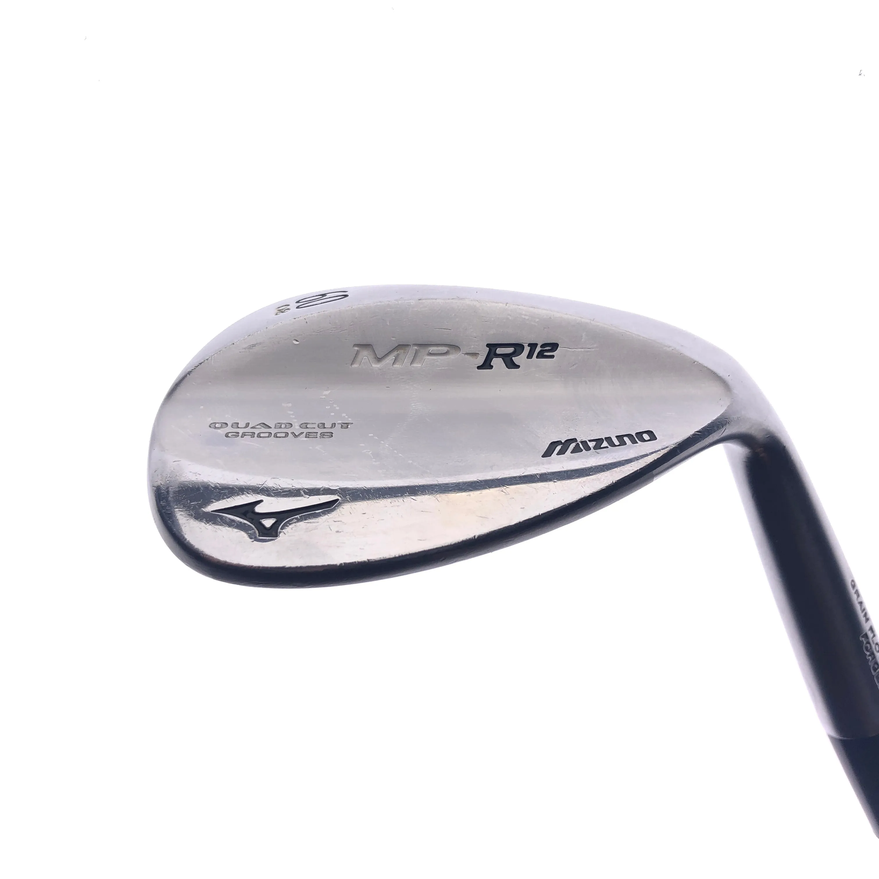 Used Mizuno MP-R 12 White Satin Chrome Lob Wedge / 60.0 Degrees / Wedge Flex