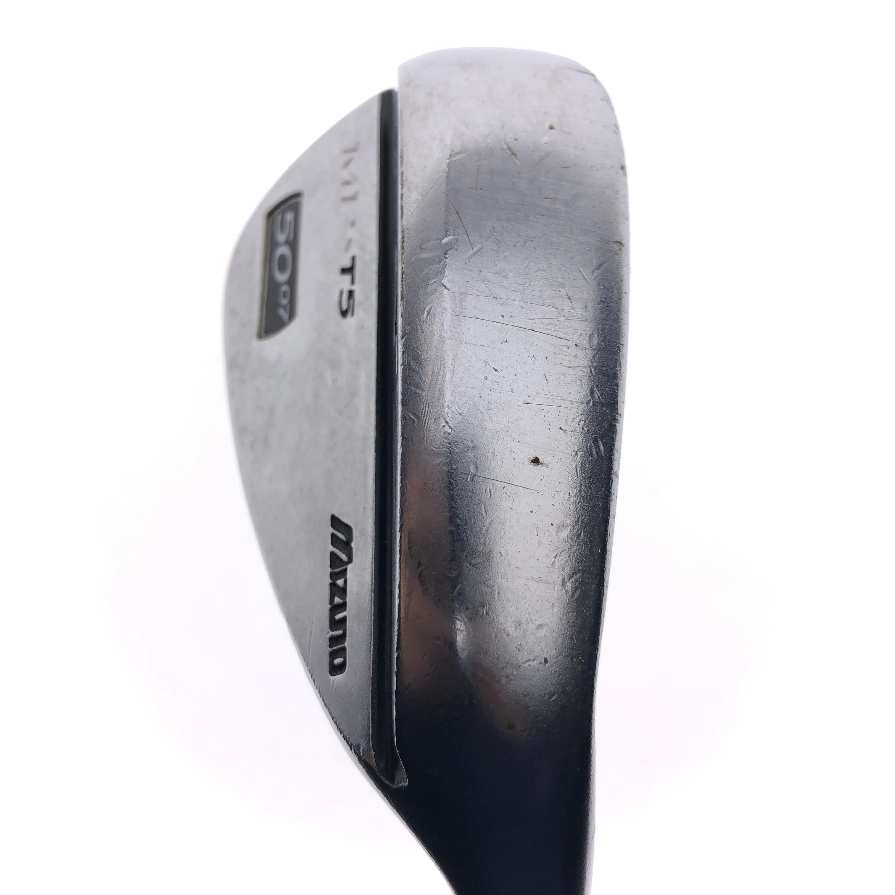Used Mizuno MP T5 White Satin Gap Wedge / 50.0 Degrees / Wedge Flex