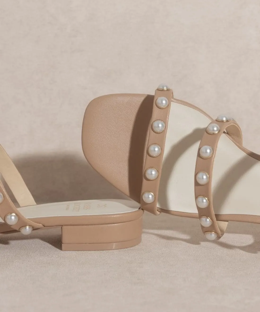 Valerie Pearl Embellished Slides